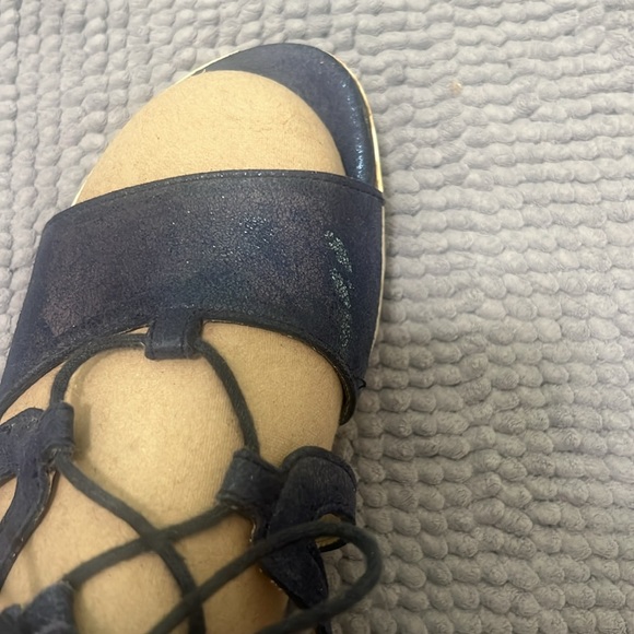 Paul Green lace up sandals Navy blue - Picture 6 of 6
